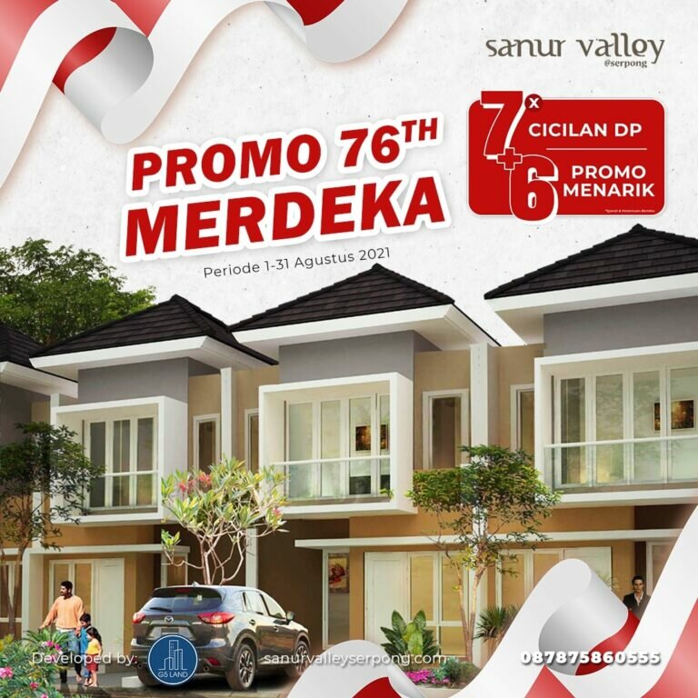 Promo 76th Merdeka Rumah 2 Lantai